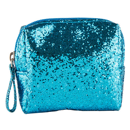

Косметичка LADY PINK SHINE ON glitter small size голубая