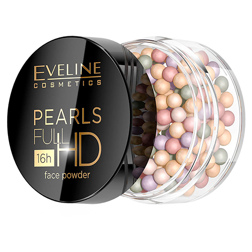 

Пудра для лица EVELINE PEARLS FULL HD в шариках корректирующая