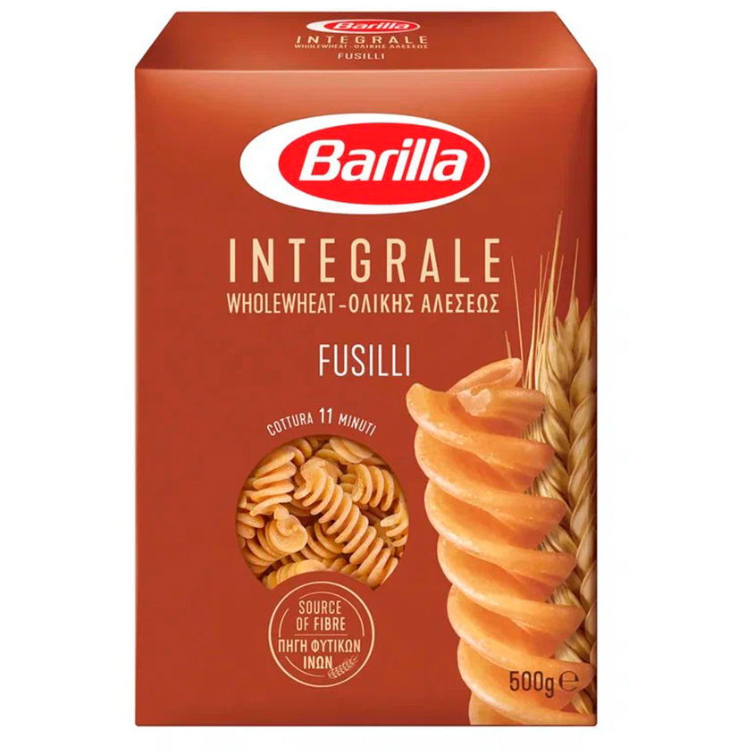 

Макаронные изделия BARILLA Фузилли цельнозерновые