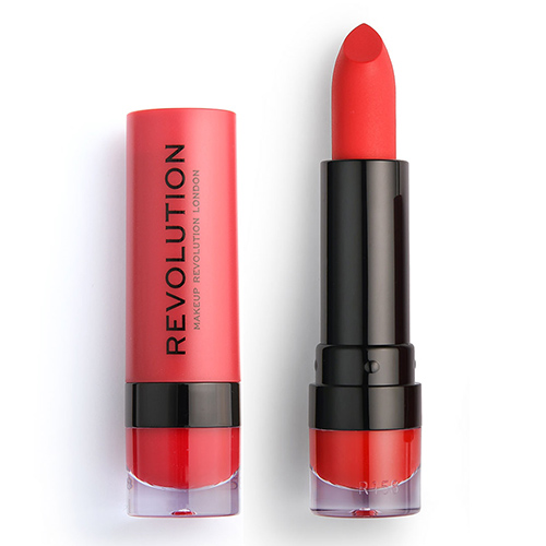 Помада для губ `REVOLUTION` MATTE LIPSTICK матовая (тон cherry 132)