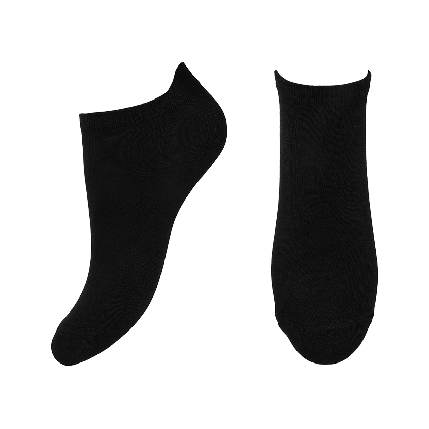 Носки TRENDY LOOK BASE короткие черные one size