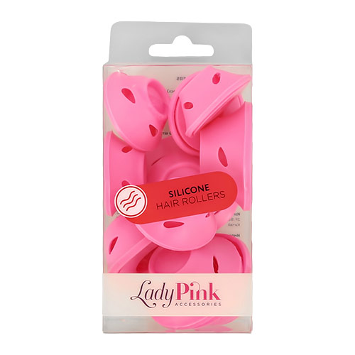 LADY PINK Бигуди силиконовые LADY PINK BASIC бигуди lady pink поролоновые basic d 20 разноцветные 14 шт