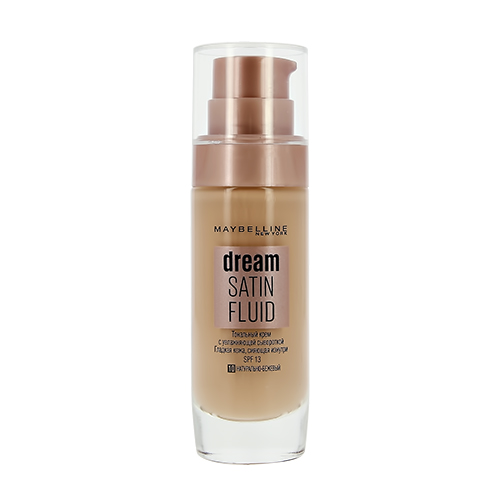

Крем тональный для лица MAYBELLINE DREAM SATIN FLUID тон 10 натурально-бежевый
