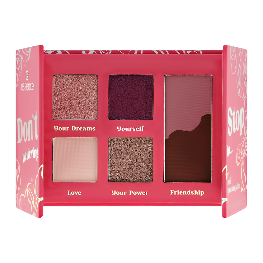 

Палетка теней для век ESSENCE DONT STOP BELIEVING IN мини