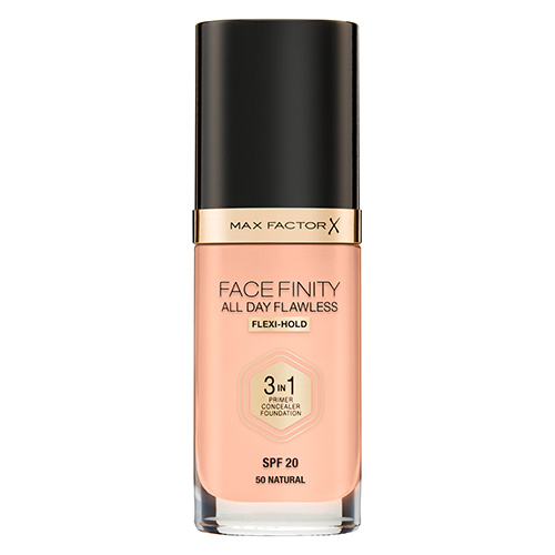 Основа тональная для лица `MAX FACTOR` FACEFINITY ALL DAY FLAWLESS 3 в 1 тон 50