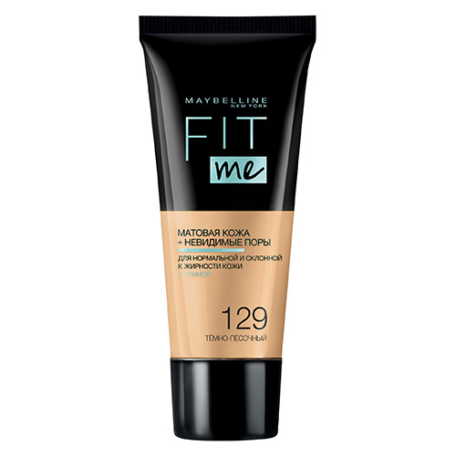 

Крем тональный для лица MAYBELLINE FIT ME тон 129 темно-песочный