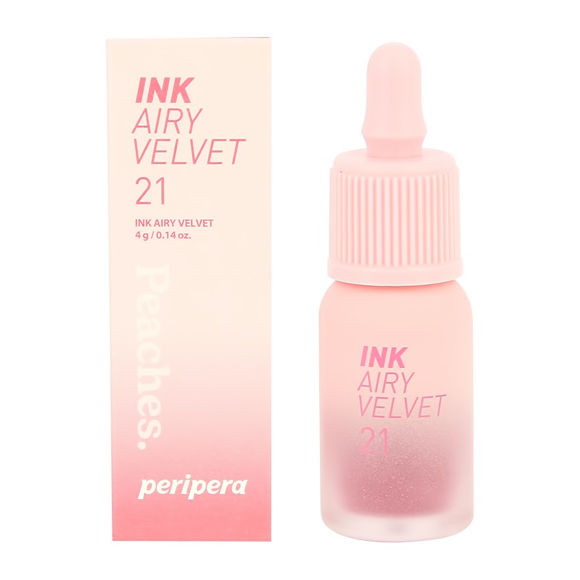 PERIPERA Помада для губ PERIPERA INK AIRY VELVET жидкая тон 21 fluffy peach peripera помада для губ peripera ink airy velvet жидкая тон 24 heavenly peach