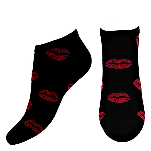 

Носки женские SOCKS KISSES black р-р единый
