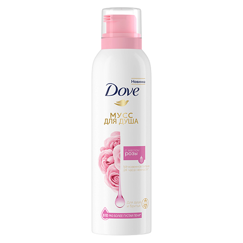 

Мусс для душа DOVE с маслом розы 200 мл