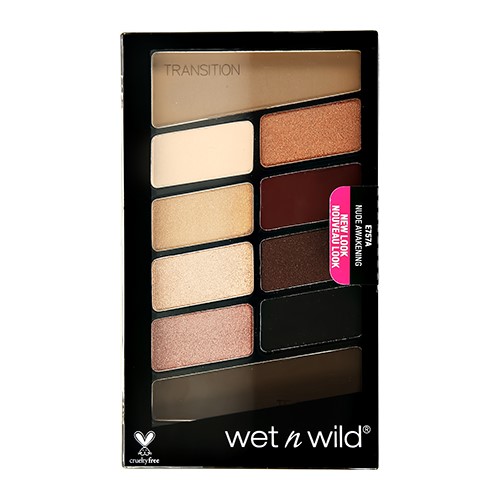 

Палетка теней для век WET N WILD COLOR ICON тон E757a nude awakening 10 оттенков