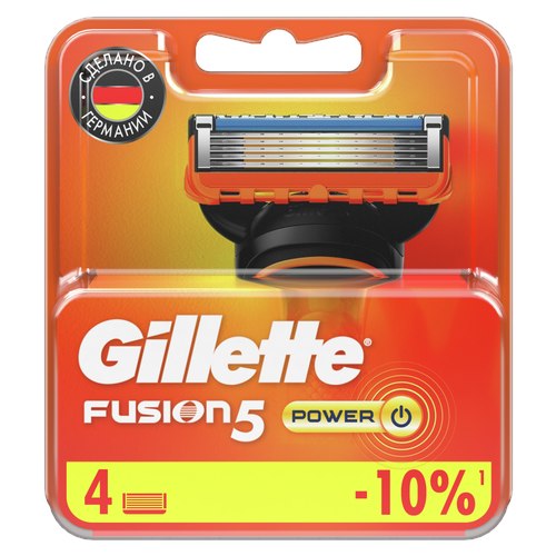 Кассеты для станка GILLETTE FUSION 5 POWER 4 шт кассеты для станка gillette fusion proglide power 4 шт