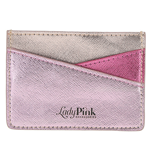 

Кардхолдер LADY PINK BASIC розово-серебряный