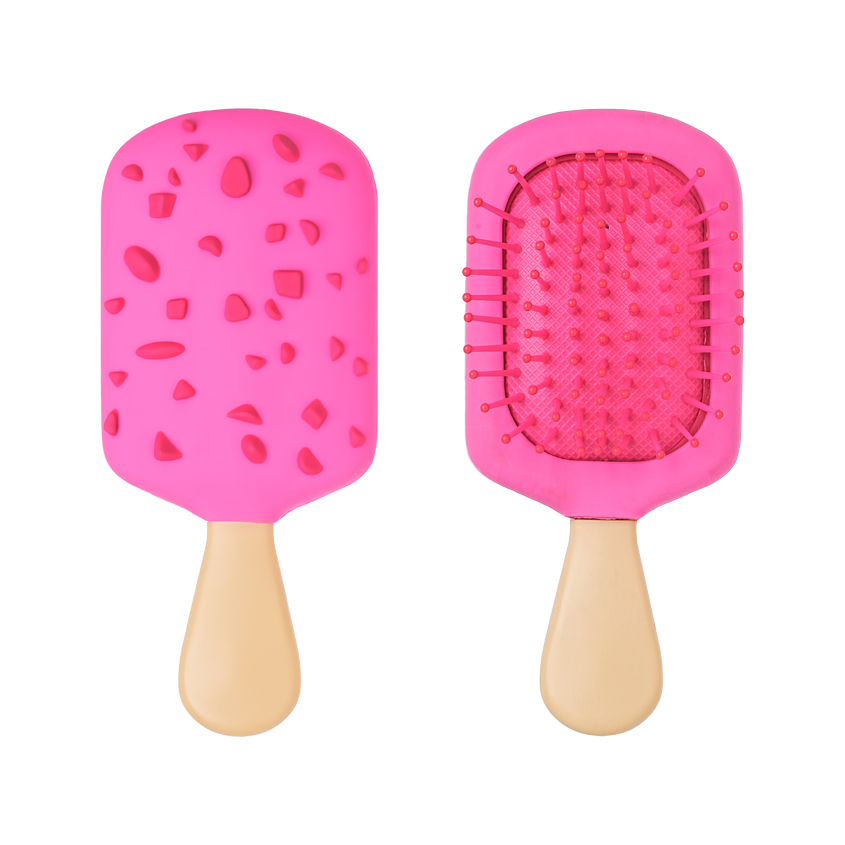 Расческа для волос LADY PINK BASIC с металлическими зубчиками черная