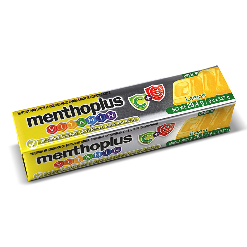 

Леденцы MENTHOPLUS с лимонным вкусом 28 г
