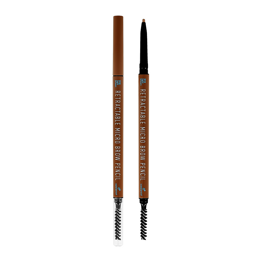 Карандаш для бровей PARISA RETRACTABLE MICRO BROW PENCIL автоматический тон 313 светло-коричневый