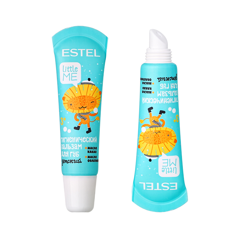 Бальзам для губ ESTEL LITTLE ME масло какао, масло облепихи гигиенический детский 3+ 10 мл
