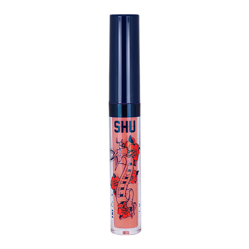 Блеск-бальзам для губ `SHU` FLIRTY тон 455 нежный розовый