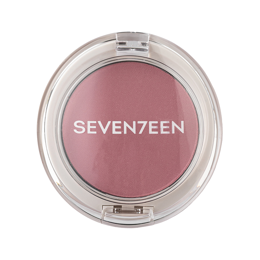Румяна для лица SEVENTEEN NATURAL MATTE SILKY BLUSHER матовые компактные тон 4 Роза