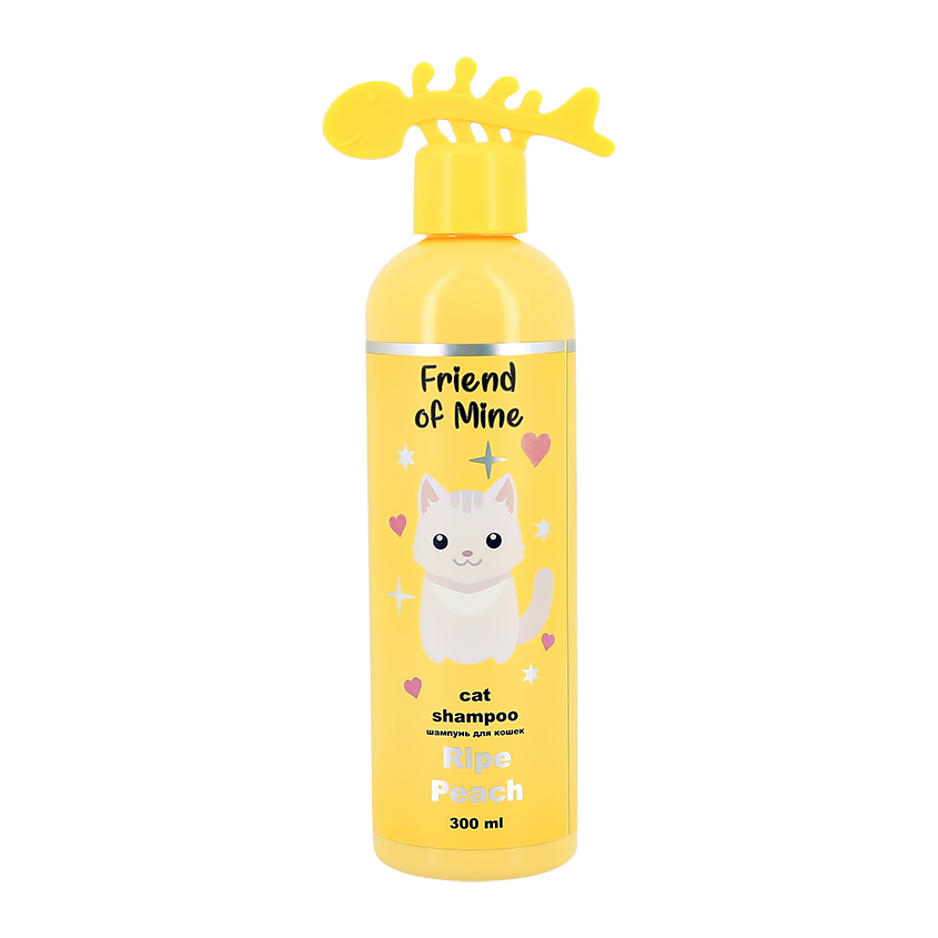 Шампунь для кошек `FRIEND OF MINE` Сочный персик (парфюмированный) 300 мл