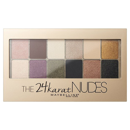 

Палетка теней для век MAYBELLINE THE 24 KARAT NUDES