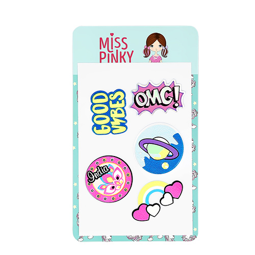 

Набор стикеров на одежду MISS PINKY