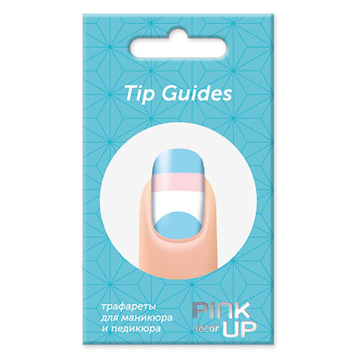 

Трафареты для ногтей PINK UP DESIGN DESIGN MANICURE 30 шт