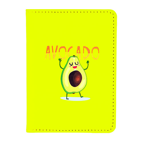 

Обложка для паспорта LADY PINK Neon avocado