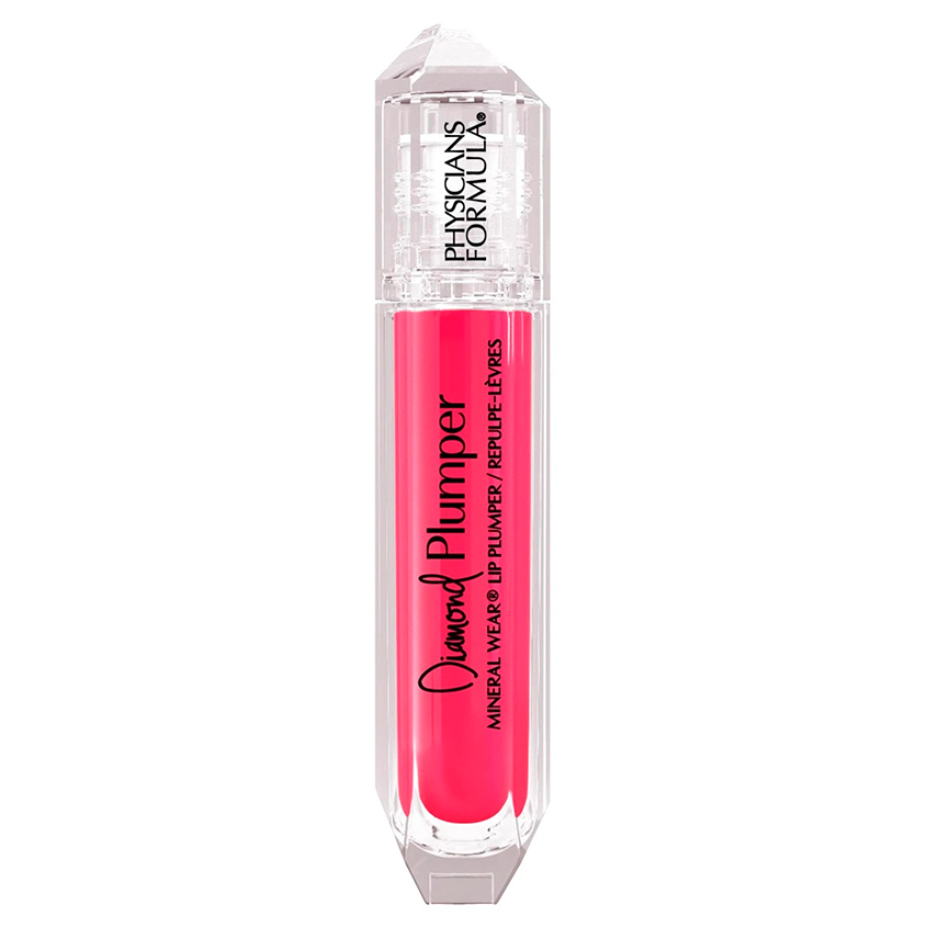 Блеск для губ PHYSICIANS FORMULA DIAMOND PLUMPER увеличивающий объем тон сияющий розовый блеск для губ physicians formula увеличивающий объем diamond glow lip plumper тон шампань 5мл