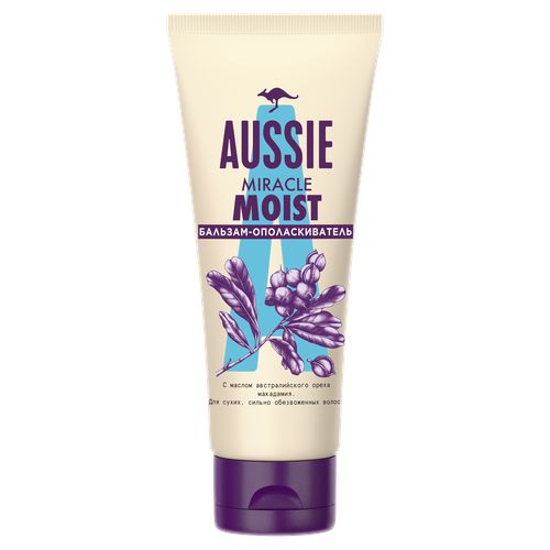 

Бальзам-ополаскиватель AUSSIE MIRACLE MOIST для сухих и поврежденных волос 200 мл