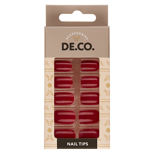 

Набор накладных ногтей DECO. VIVID pink peacock 24 шт+ клеевые стикеры 24 шт
