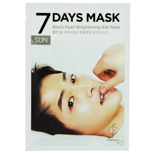 

Маска для лица FORENCOS 7 DAYS MASK SUN с экстрактом черного жемчуга для сияния кожи 25 мл
