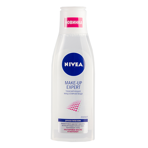 Мицеллярная вода NIVEA MAKE-UP EXPERT тонизирующая для всех типов кожи 200 мл