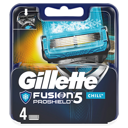 

Кассеты для станка GILLETTE FUSION PROSHIELD Chill с охлаждающим эффектом 4 шт