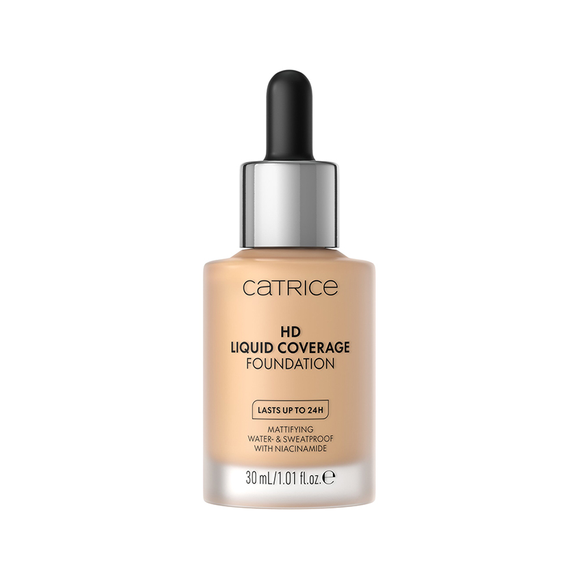 Основа тональная для лица CATRICE HD LIQUID COVERAGE тон 032 nude beige