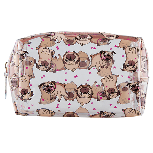 

Косметичка LADY PINK FUNNY PRINTS прямоугольная French buldog