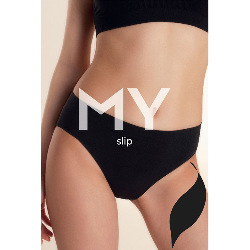 

Трусы женские MIREY MY слип из микрофибры черный, 44/46 S/M