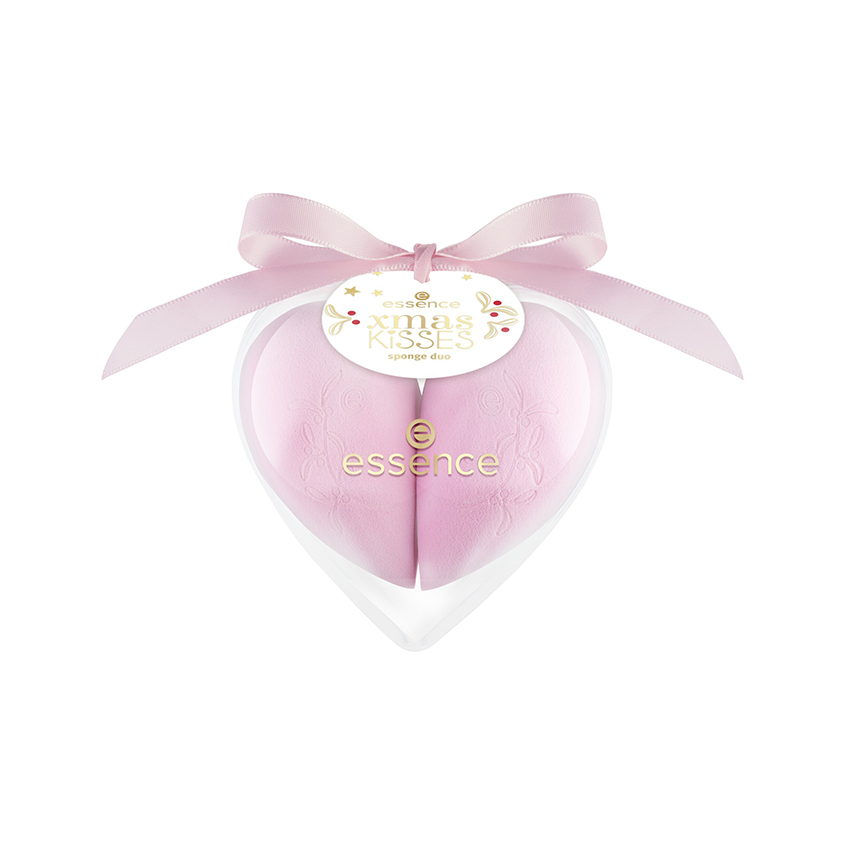 Спонж для макияжа `ESSENCE` XMAS KISSES 2 шт, тон 01 Where hearts unite