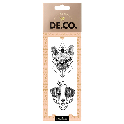 

Татуировка для тела DE.CO. REAL TATTOO by Miami tattoos переводная Dogs