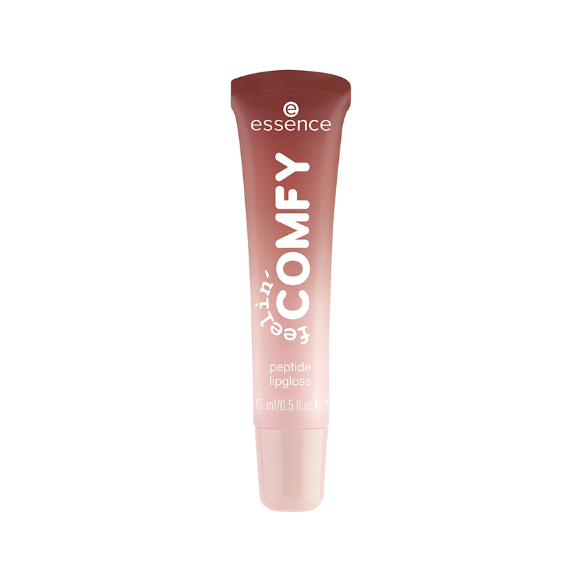 Блеск для губ ESSENCE FEELIN COMFY с пептидами тон 02 Cinnamon cuddles