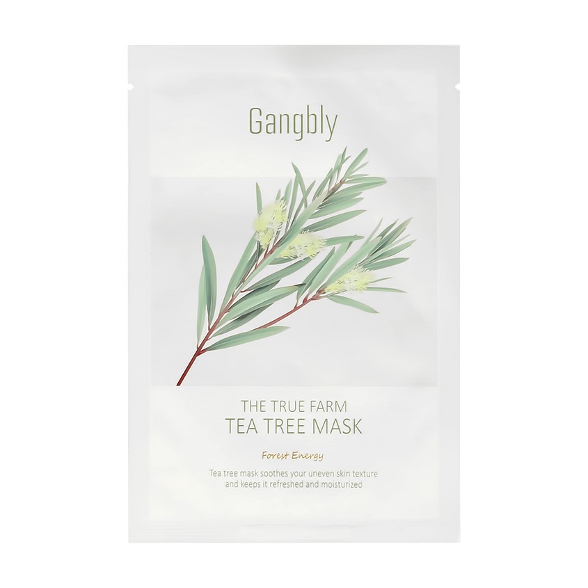Маска для лица `GANGBLY` с экстрактом чайного дерева (против несовершенств кожи) 30 мл