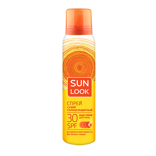 Спрей для тела SUN LOOK солнцезащитный сухой SPF-30 125 мл