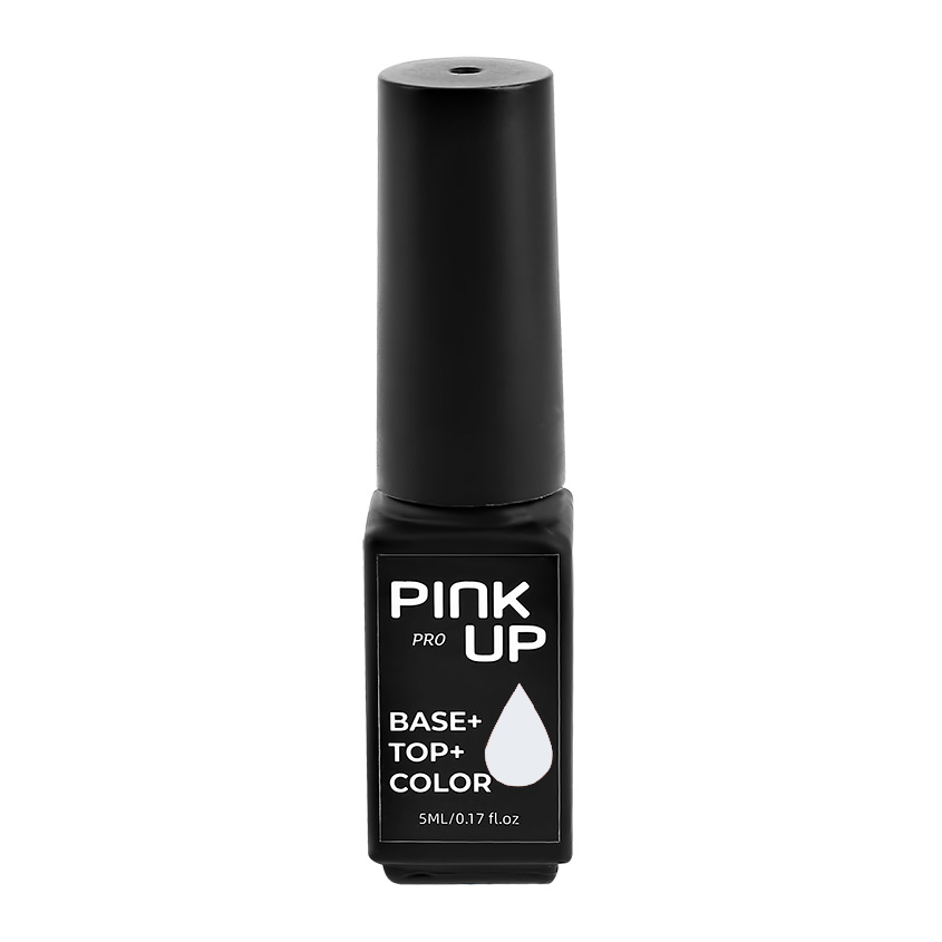 PINK UP Гель-лак для ногтей PINK UP PRO база+цвет+топ тон 11 5 мл базовое и топовое покрытие для ногтей 8 мл