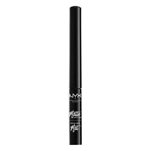 Лайнер для глаз NYX PROFESSIONAL MAKEUP MATTE LIQUID LINER тон 01 Black жидкий - фото 1