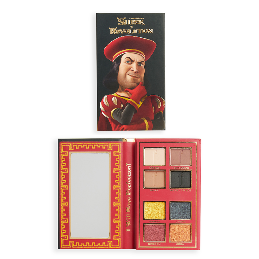 

Палетка теней для век REVOLUTION SHREK мини тон farquaad