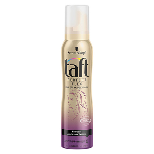 

Пена для укладки волос TAFT PERFECT FLEX Сверхсильная фиксация 150 мл