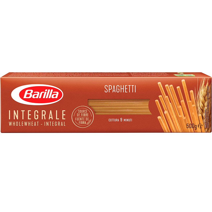 

Макаронные изделия BARILLA Спагетти цельнозерновые 500 г