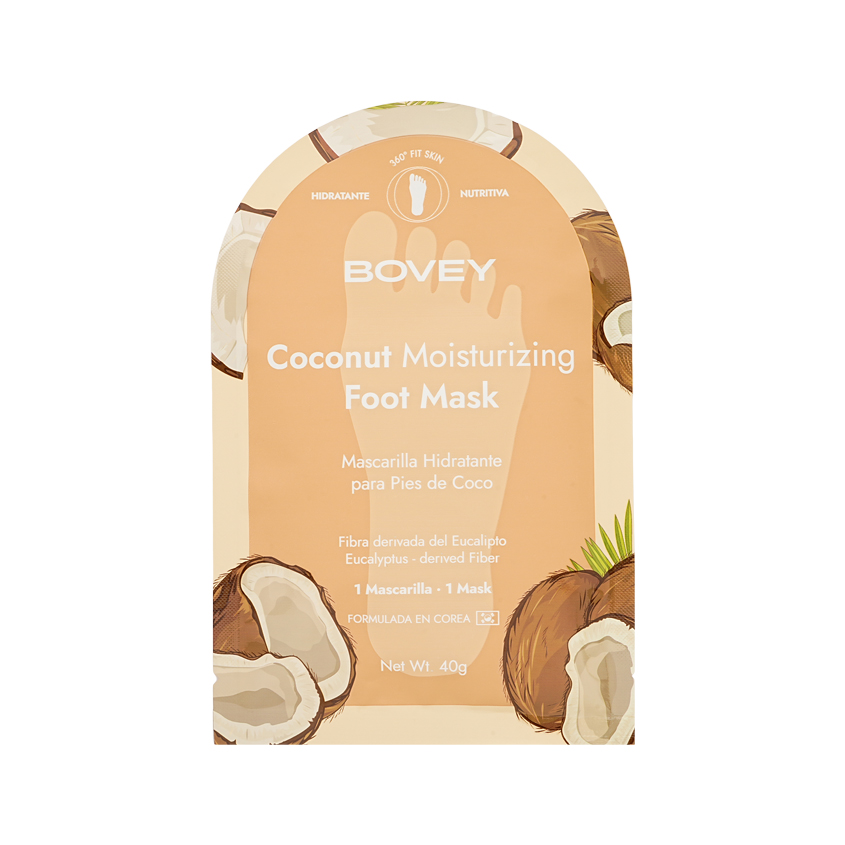 Маска-носочки для ног `BOVEY` увлажняющая с кокосом 40 г