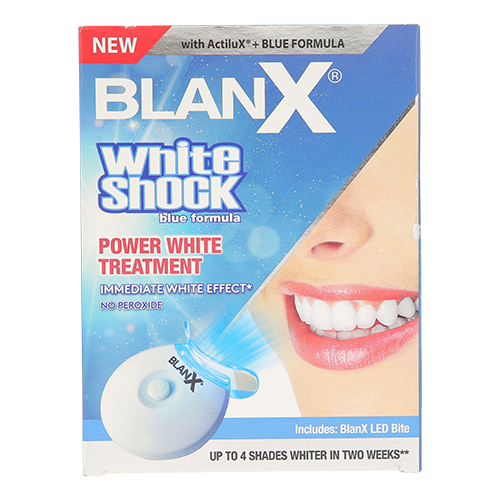 Система для отбеливания зубов BLANX WHITE SHOCK со световым активатором 50 мл