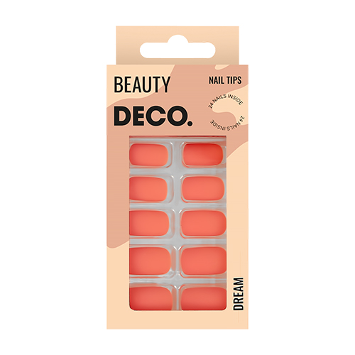 

Набор накладных ногтей DECO. DREAM amber 24 шт + клеевые стикеры 24 шт