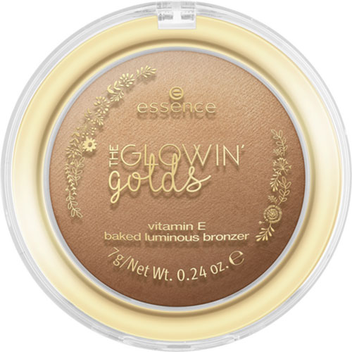 

Бронзер для лица ESSENCE THE GLOWIN GOLDS запеченный с витамином Е тон 01
